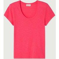 Jacksonville Scoop Neck T-Shirt in Cotton Mix with Short Sleeves