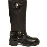 Beau Leather Biker Boots