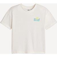 Crew Neck T-Shirt with Back Print