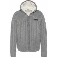 Warm Zip-Up Cardigan with Fleece Lining