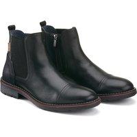 York Leather Chelsea Boots with Zip Fastening