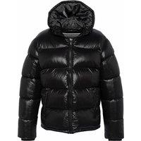 Columbus High Shine Padded Puffer Jacket with Hood