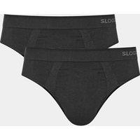 Pack of 2 Plain Briefs in Cotton Mix
