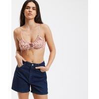 Demi-Cup Bikini Top in Floral Print