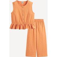 Cotton Top and Trousers Set