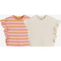 Pack of 2 Ruffled T-Shirts