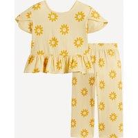 Top/Trousers Outfit in Sun Print