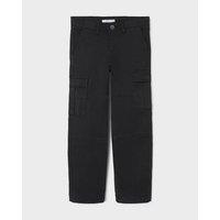 Cotton Straight Cargo Trousers