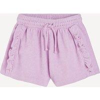 Towelling Shorts with Ruffles