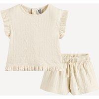Cotton Top and Shorts Set
