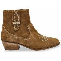 Ladyz Suede Cowboy Boots
