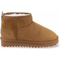 Chakir Suede Ankle Boots with Faux Fur Lining