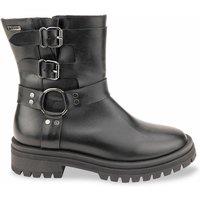 Flint Leather Biker Boots