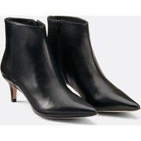 Zivia Leather Ankle Boots with Low Heel