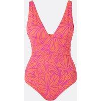 Printed Triangle Swimsuit