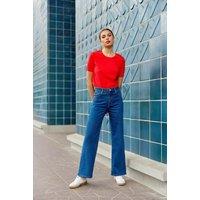 Zephyr Mom Jeans in Stretch Denim