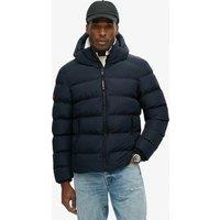 Sports Hooded Padded Puffer Jacket