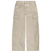 Wide Leg Cargo Trousers in Cotton