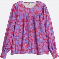 Floral Print Oversized Blouse in Viscose