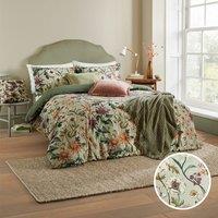Wallflower Cotton Rich Reversible Duvet Cover and Pillowcase Set