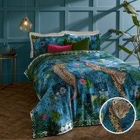 Majorelle 100% Cotton Sateen Duvet Cover and Pillowcase Set
