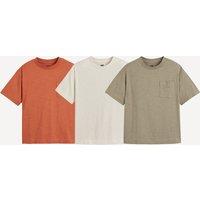 Pack of 3 T-Shirts with Short Sleeves
