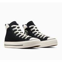 All Star Puff Lift Cozy Essentials High Top Trainers in Leather