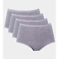 Pack of 4 Basic Maxi Knickers in Cotton