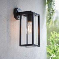 Dunloy Black Outdoor Wall Light