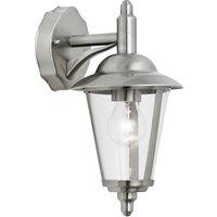 Carna Silver Outdoor Downlight Wall Light