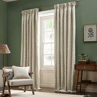 Acorn Tonal Jacquard Pencil Pleat Curtains