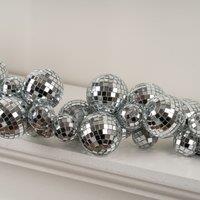 150cm Silver Mirror Ball Garland