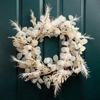60cm Cream Eucalyptus Wreath