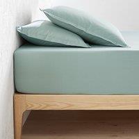Scenario Cotton Percale Fitted Sheet, 40cm Flap