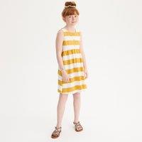 Sleeveless Striped Flared Dress