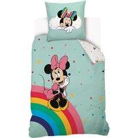 Rainbow Minnie 100% Cotton Bed Set