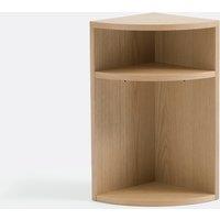 Angilo 2-Compartment Corner Bedside Cabinet