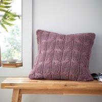 Chunky Marl Knit Filled Cushion