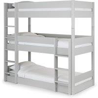 Triple Pine Wood Bunk Bed