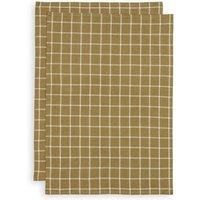 Set of 2 Hortense Washed Cotton Tea Towels