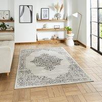 Metallic Traditional Faded Rug
