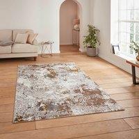 Modern Metallic Abstract Rug
