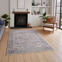 Vintage Border Distressed Rug
