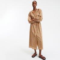 Floral Full Midaxi Dress with Balloon Sleeves