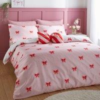 Dotty Bows Duvet Cover and Pillowcase Set