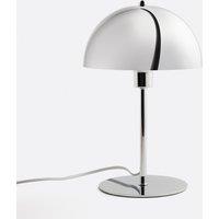 Mushroom Table Lamp in Chrome Metal Capi