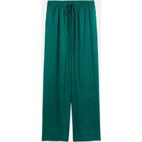 Loose Fit Trousers with Elasticated Waistband and Wide Leg