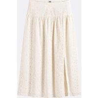 Long Broderie Anglaise Petticoat Skirt