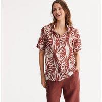 Graphic Print Shirt with Short Sleeves