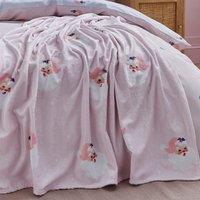 Vintage Christmas Santa Fleece Throw